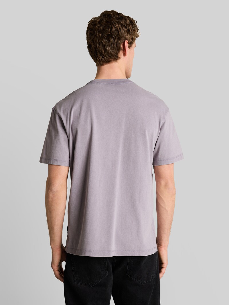Tom Tailor Relaxed Fit T-Shirt aus Baumwolle - Soft Lilac Grey