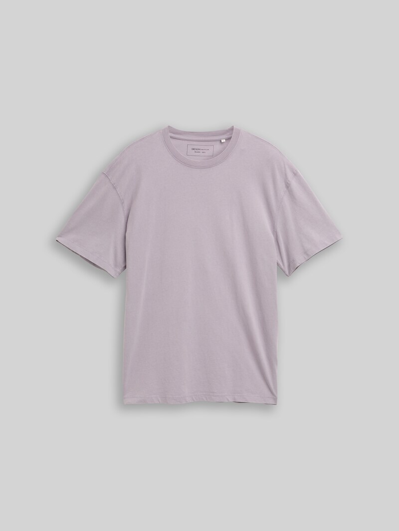 Tom Tailor Relaxed Fit T-Shirt aus Baumwolle - Soft Lilac Grey