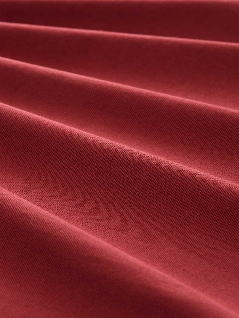 Tom Tailor Langarm Piqué Poloshirt - Pear Red