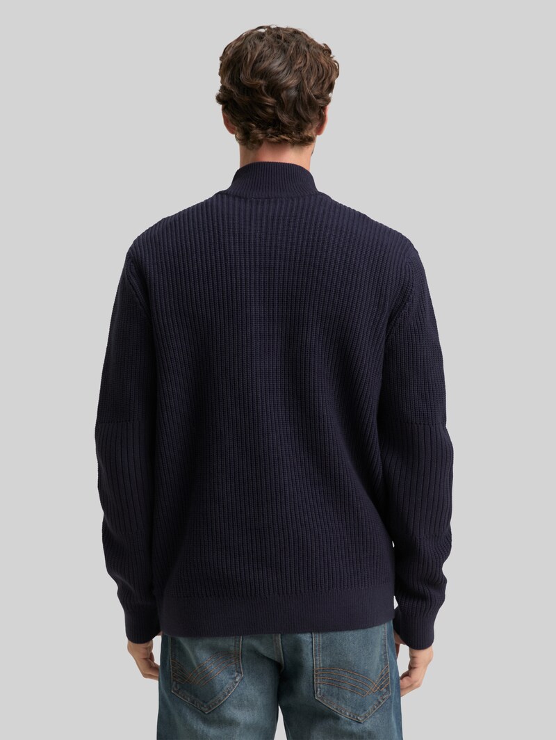 Tom Tailor Strickjacke mit Knopfleiste - Sky Captain Blue