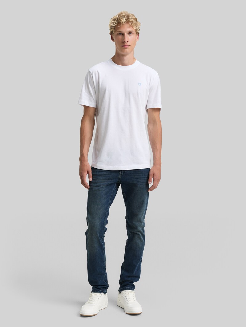 Tom Tailor TTAEDAN STRAIGHT Jeans mit Stretch - Dark Stone Blue Black Denim