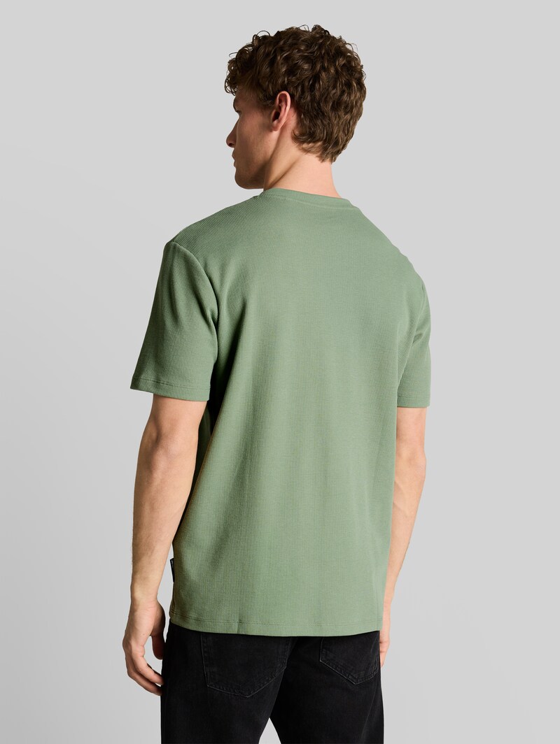 Tom Tailor T-Shirt mit Waffelstruktur - Sea Spray