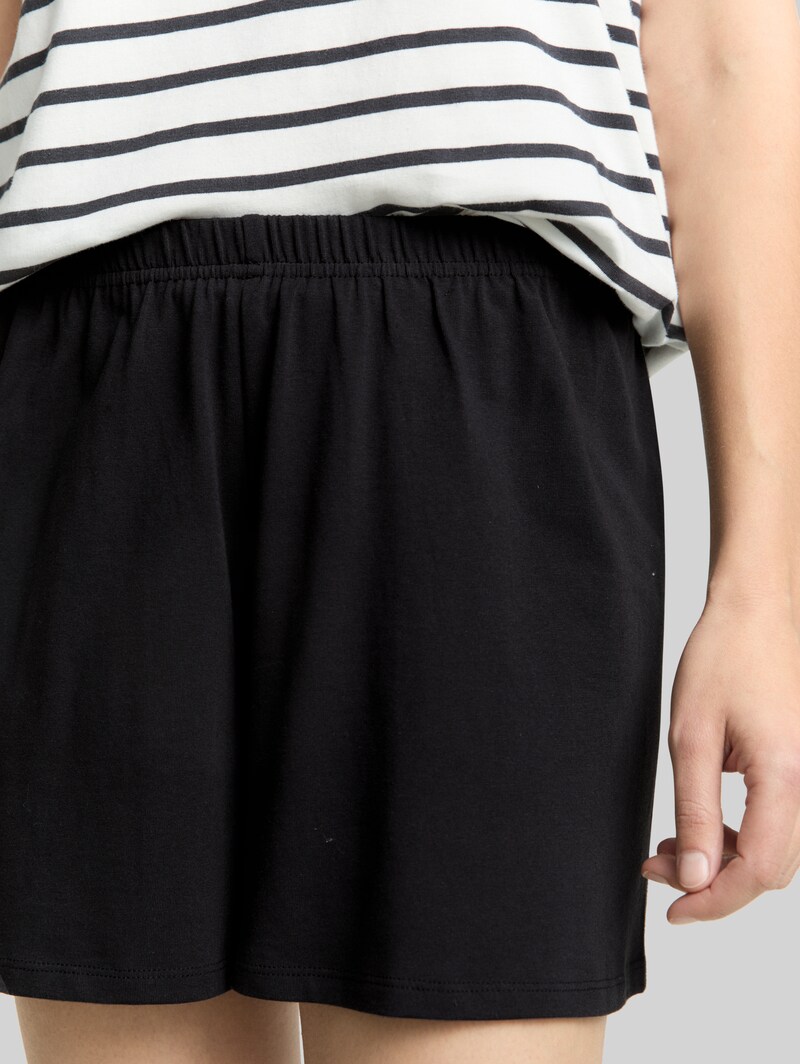 Tom Tailor Pyjama-Set mit Streifenmuster - Black-medium-striped