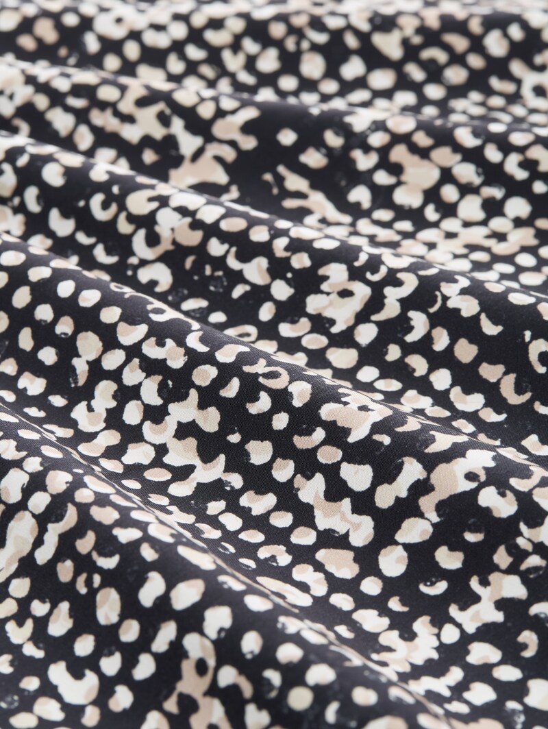Tom Tailor Kleid mit Muster - Navy Abstract Dot Design