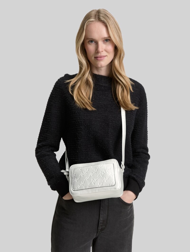 Tom Tailor TTWENDI Umhängetasche mit Logo-Prägung - Silber / Silver