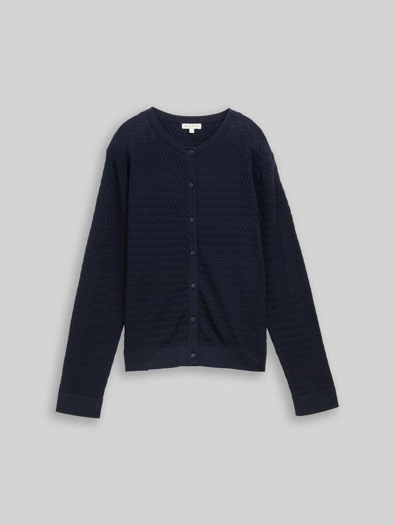 Tom Tailor Cardigan aus Baumwolle - Sky Captain Blue