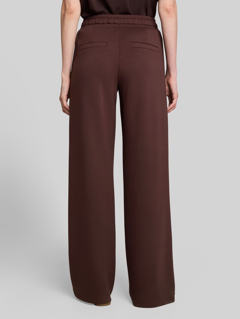Tom Tailor Wide Leg Scuba Hose - Java Dark Brown Tom Tailor Wide Leg Scuba Hose - Java Dark Brown