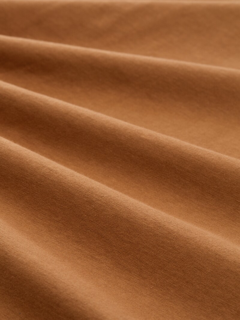 Tom Tailor T-Shirt mit Print - Bright Camel Brown