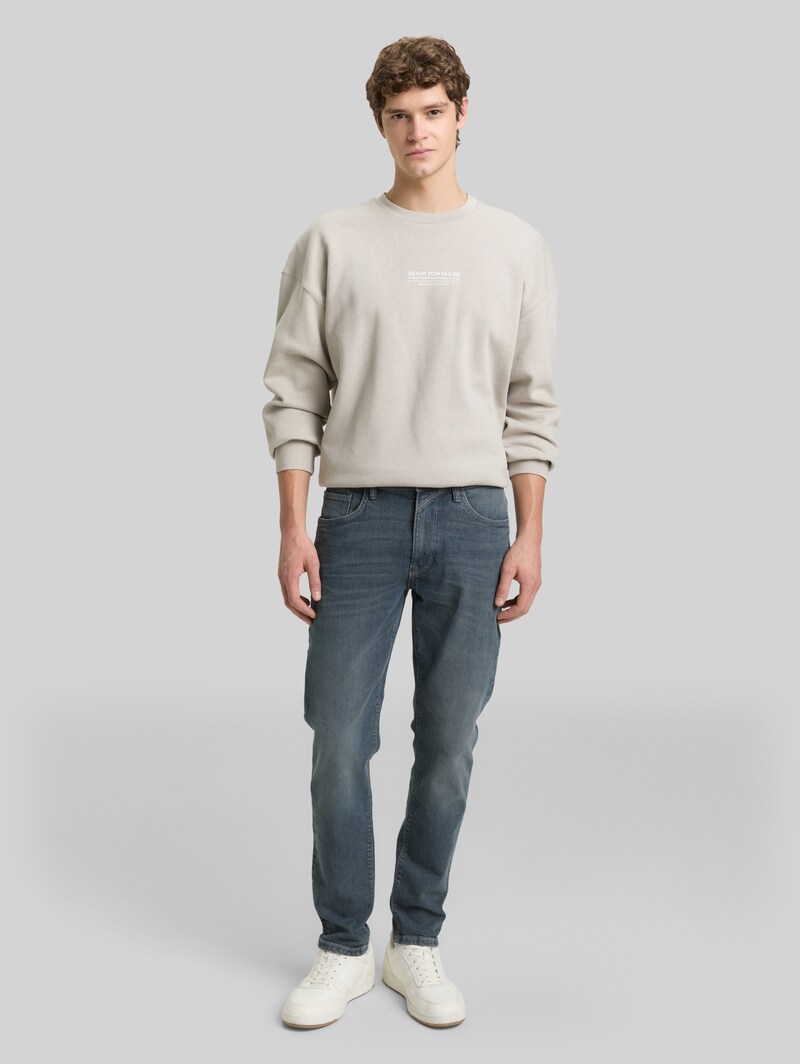 Tom Tailor TTBRYDEN TAPERED Jeans - Mid Stone Blue Grey Denim