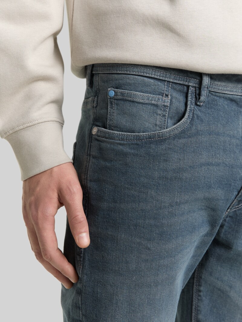 Tom Tailor TTBRYDEN TAPERED Jeans - Mid Stone Blue Grey Denim