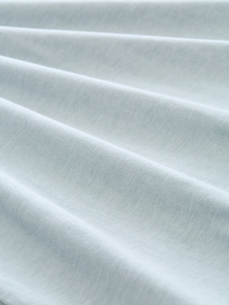 Tom Tailor T-Shirt mit feinem Streifenmuster - Green White Fine Stripe