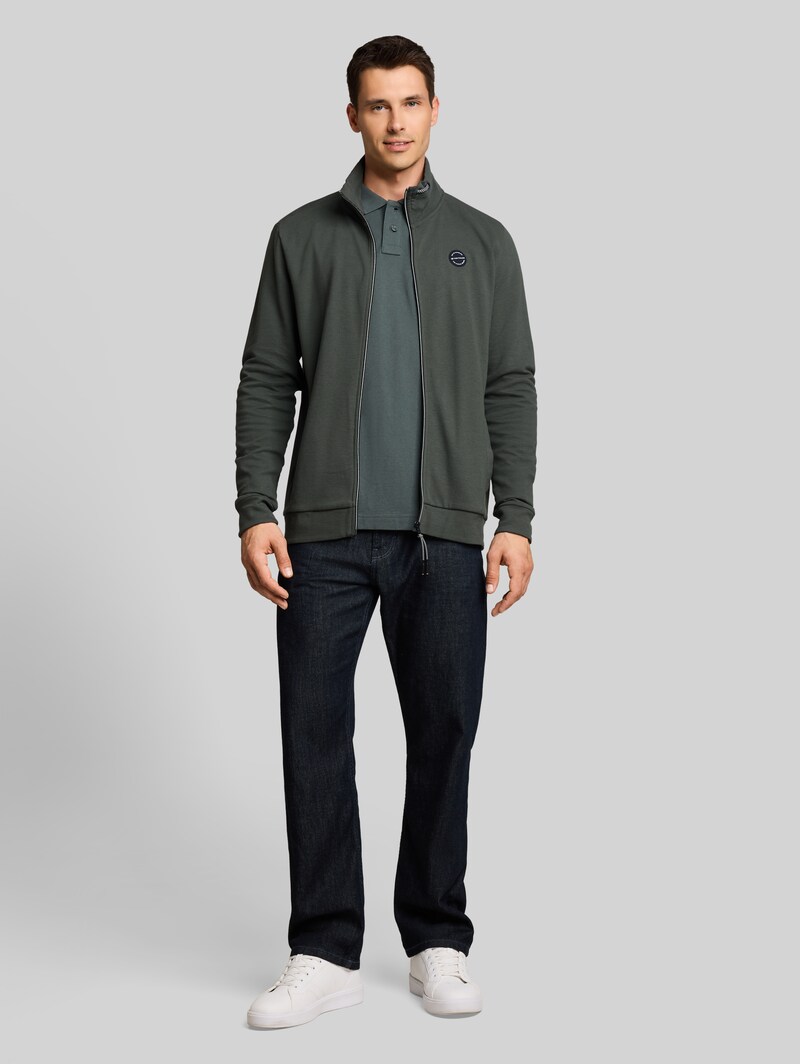 Tom Tailor Sweatjacke aus Baumwolle - Darkest Olive