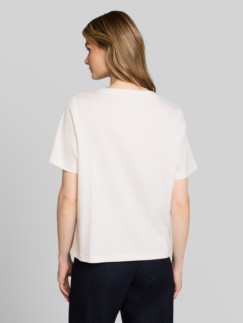 Tom Tailor T-Shirt aus Baumwolle - Off White
