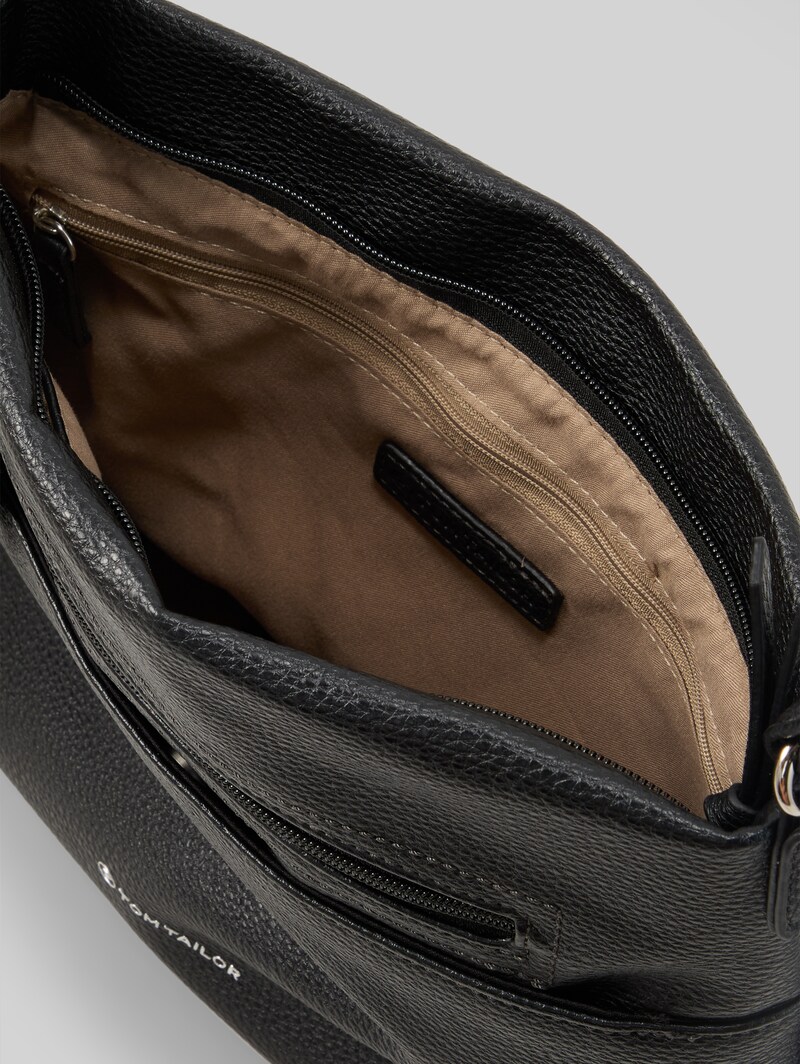 Tom Tailor TTWINA S Umhängetasche mit Reißverschluss-Details - Schwarz / Black