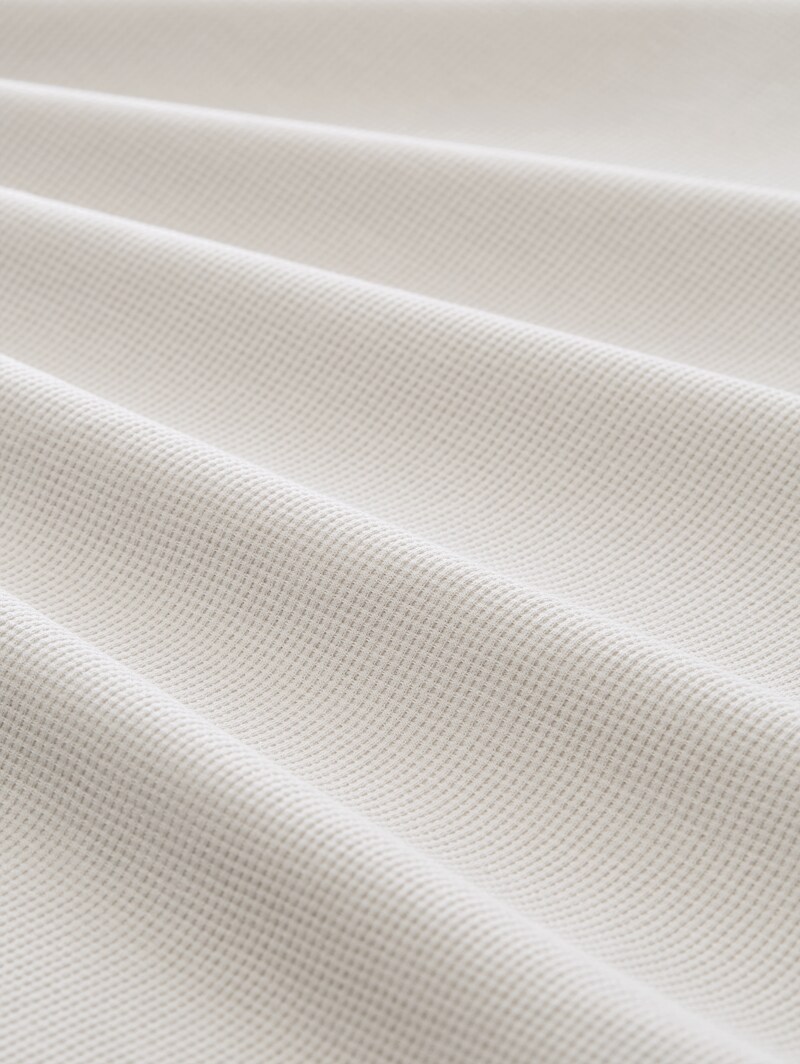 Tom Tailor T-Shirt mit Waffelstruktur - Clouds Grey