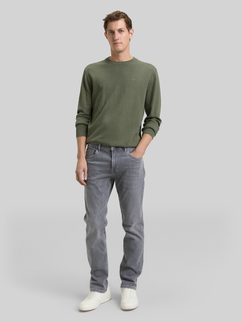 Tom Tailor TTMARVIN STRAIGHT Jeans mit Superstretch - Grey Denim