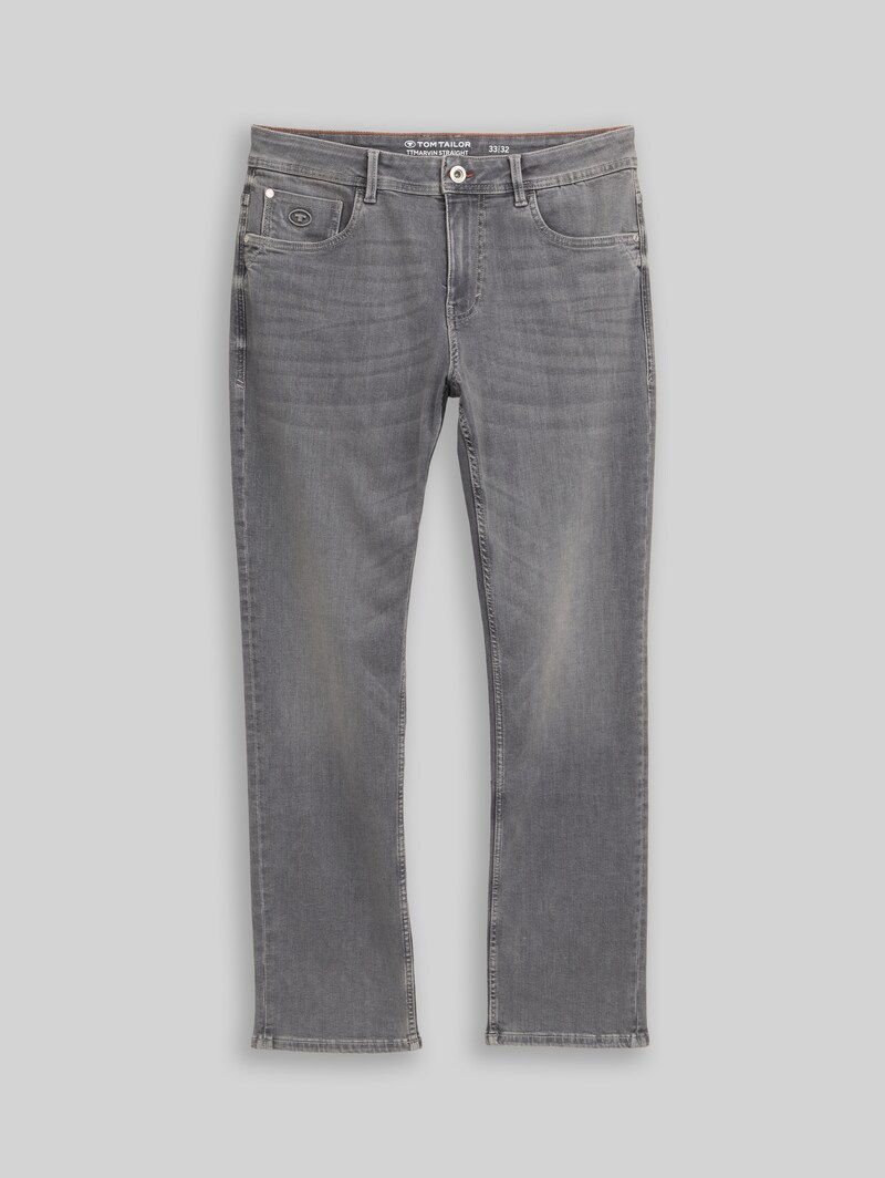 Tom Tailor TTMARVIN STRAIGHT Jeans mit Superstretch - Grey Denim