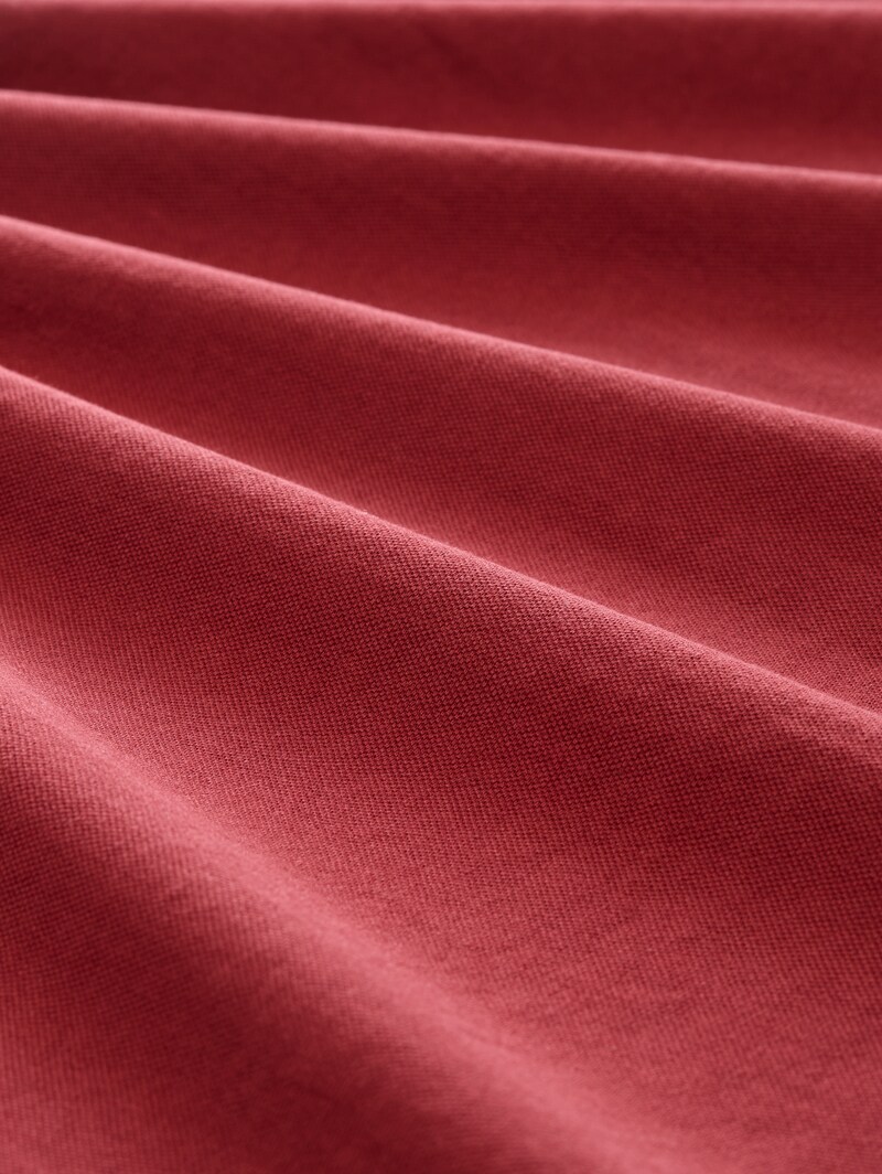 Tom Tailor Piqué Poloshirt mit Logo-Stickerei - Pear Red