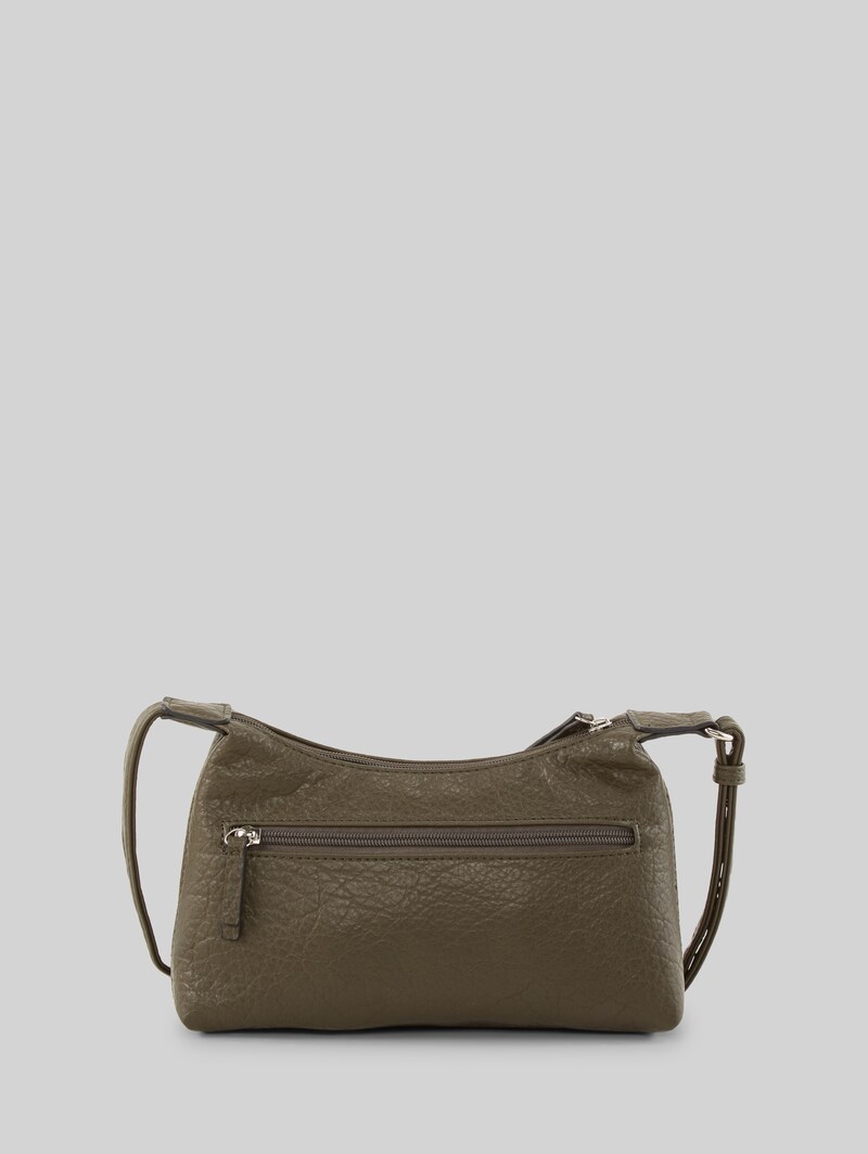 Tom Tailor TTEVELINA S Umhängetasche aus genarbtem Lederimitat - Khaki / Khaki