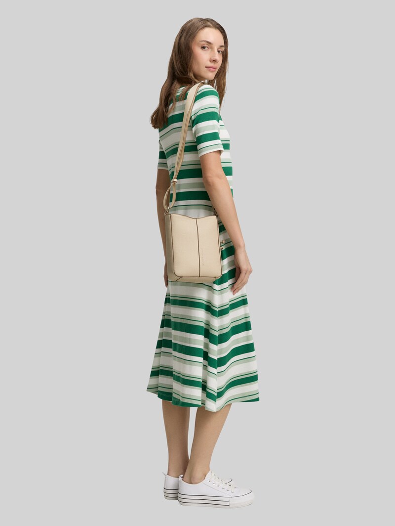 Tom Tailor TTNEDA S Umhängetasche mit Flecht-Detail - Off White / Off White