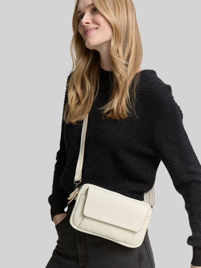 Tom Tailor TTTILLY S Umhängetasche mit Umschlag - White