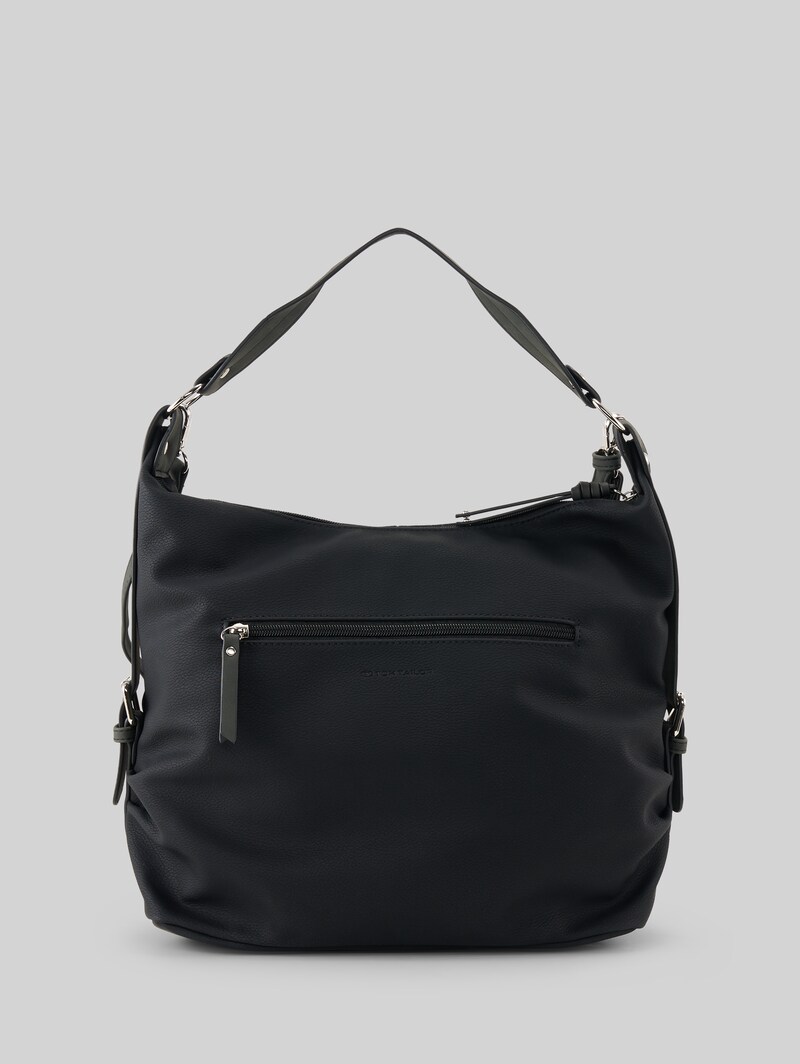 Tom Tailor TTCAIA Beuteltasche aus Lederimitat - Schwarz / Black