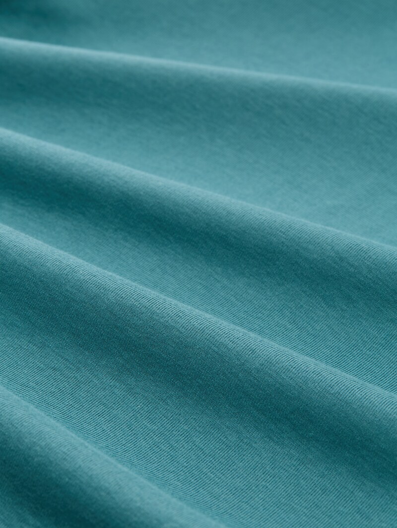Tom Tailor Langarmshirt mit Rollkragen - Tropical Teal