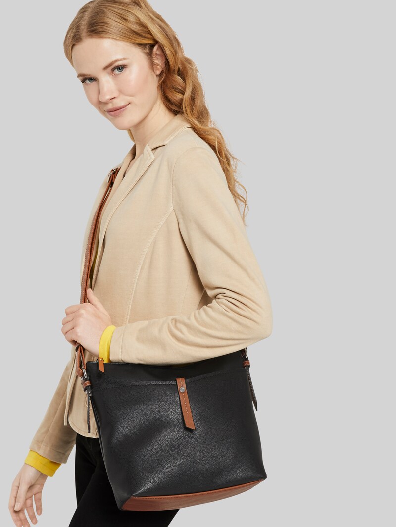 Tom Tailor TTNOVARA M Umhängetasche mit Außenfach - Schwarz / Black