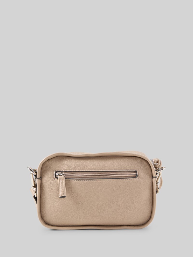 Tom Tailor TTTATIANA Umhängetasche mit gemustertem Webriemen - Taupe / Taupe