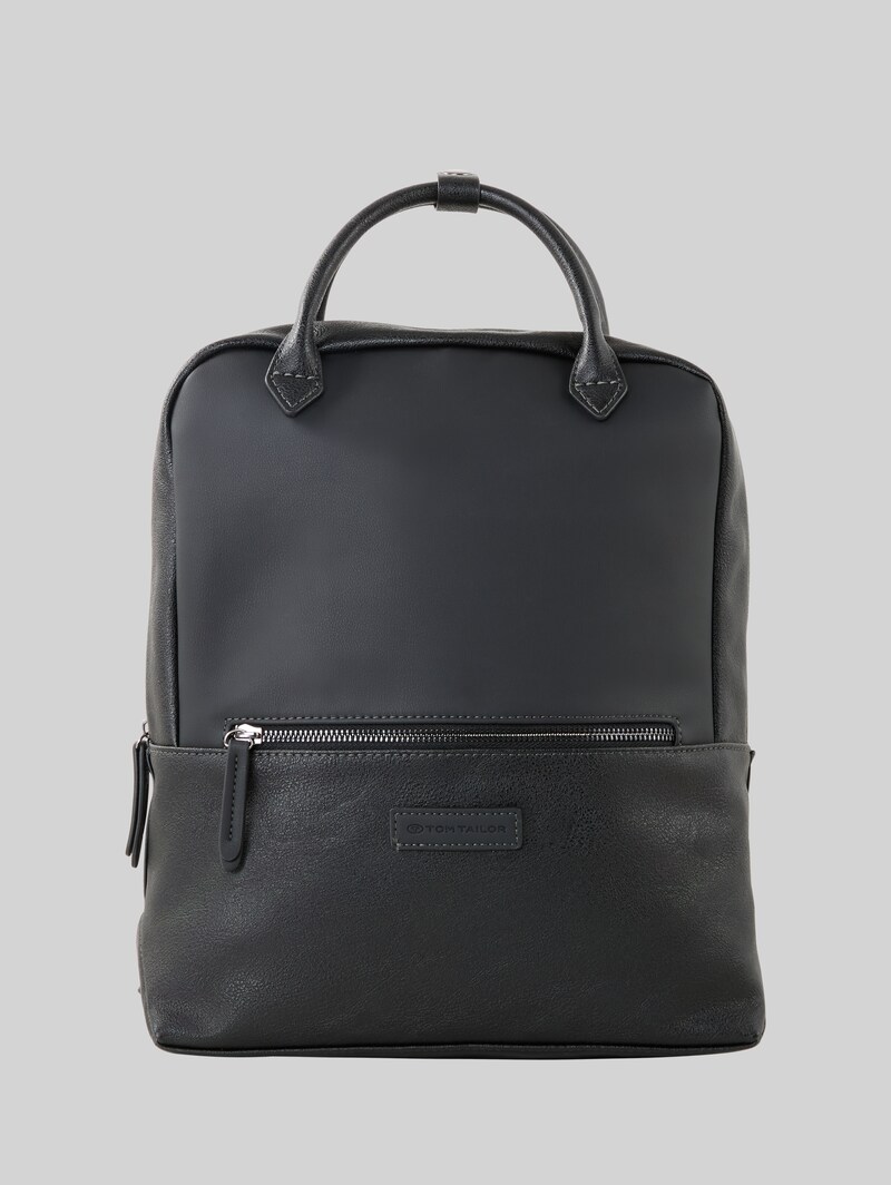 Tom Tailor TTGIA L Rucksack aus Lederimitat - Schwarz / Black Tom Tailor TTGIA L Rucksack aus Lederimitat - Schwarz / Black