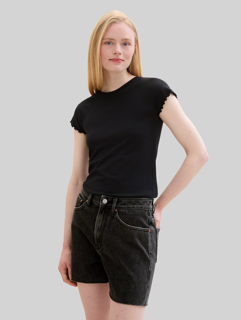 Tom Tailor Slim Fit T-Shirt - Deep Black