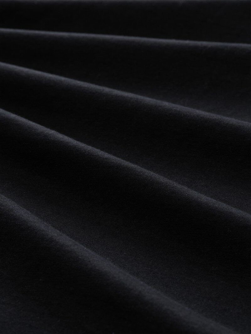 Tom Tailor Relaxed Fit T-Shirt mit Rückenprint - Black
