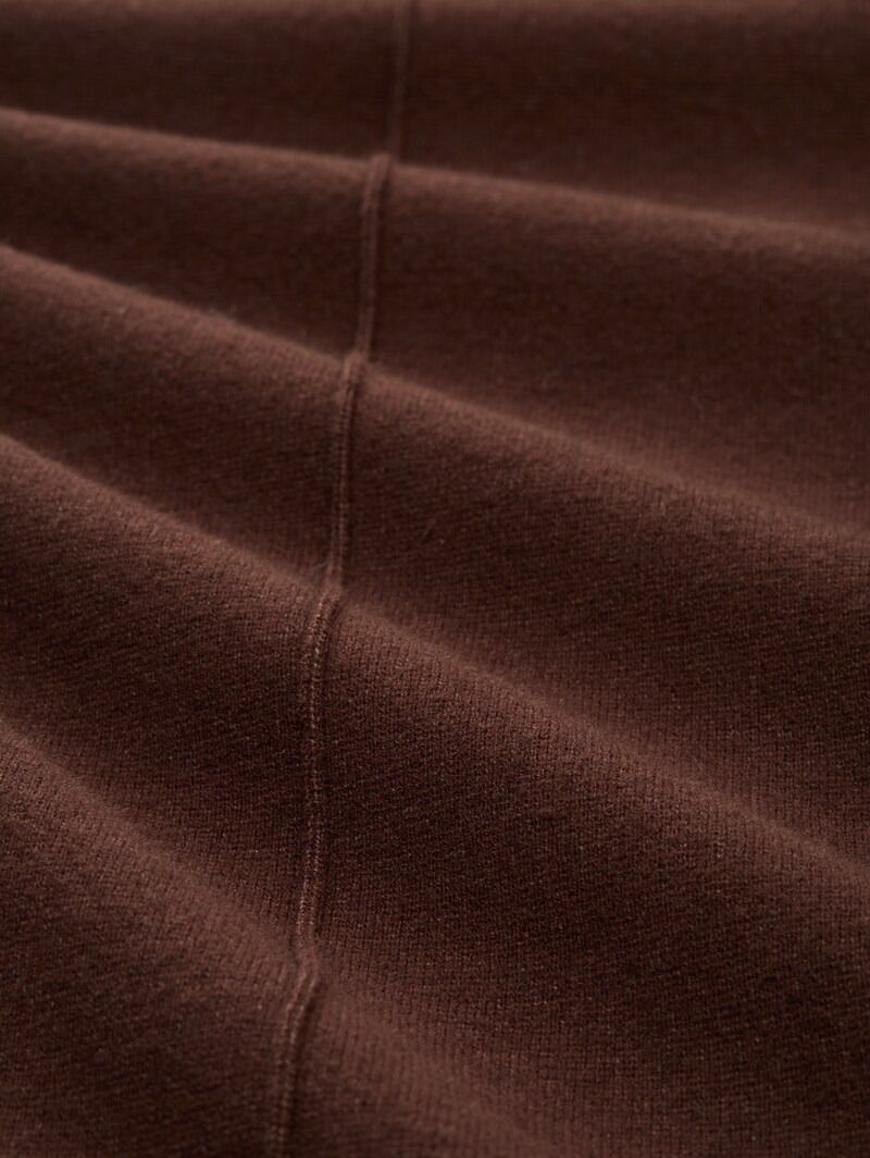 Tom Tailor Culotte Strickhose - Dark Pecan Brown Melange