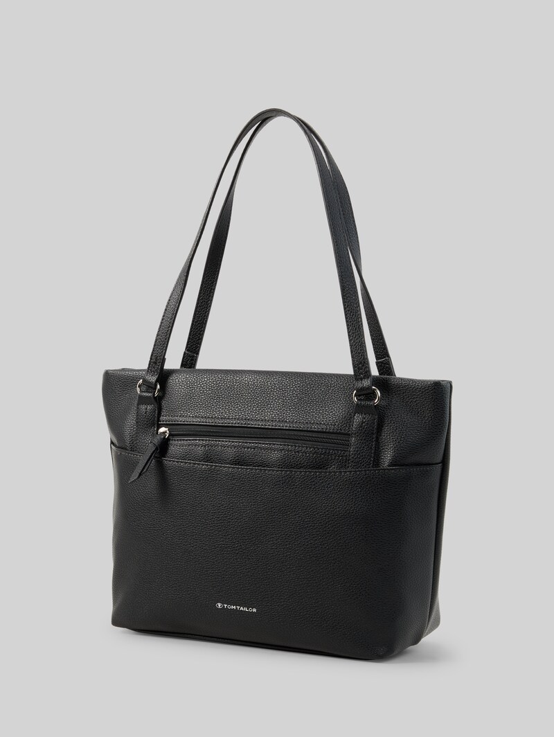 Tom Tailor TTWINA L Shopper mit Reißverschluss-Details - Schwarz / Black