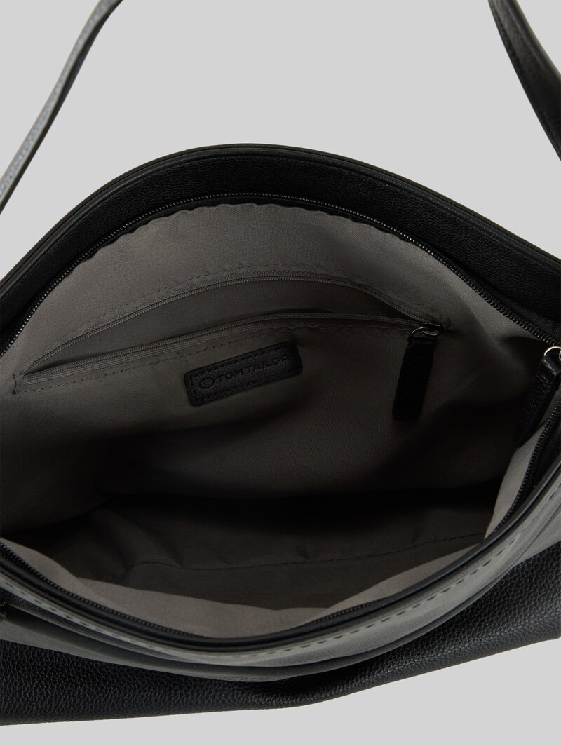 Tom Tailor TTNICOLINA M Schultertasche mit Material-Mix - Mixed Black