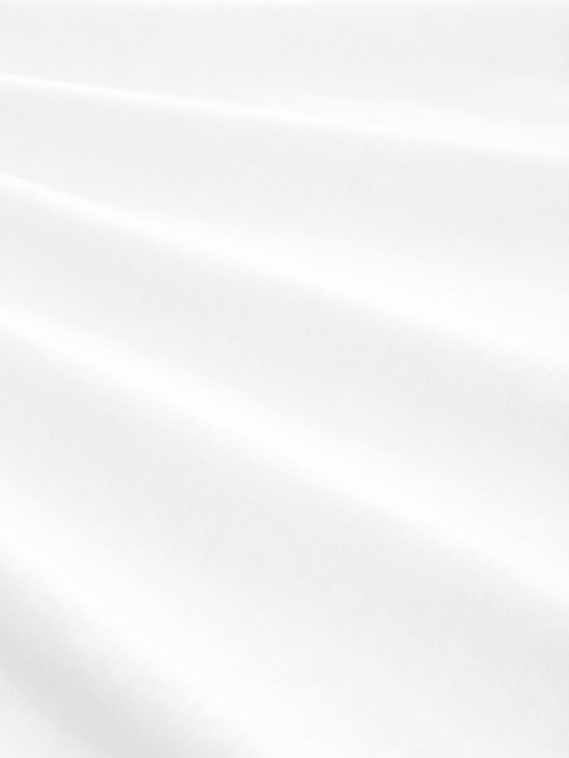 Tom Tailor Basic T-Shirt in Melange-Optik - White