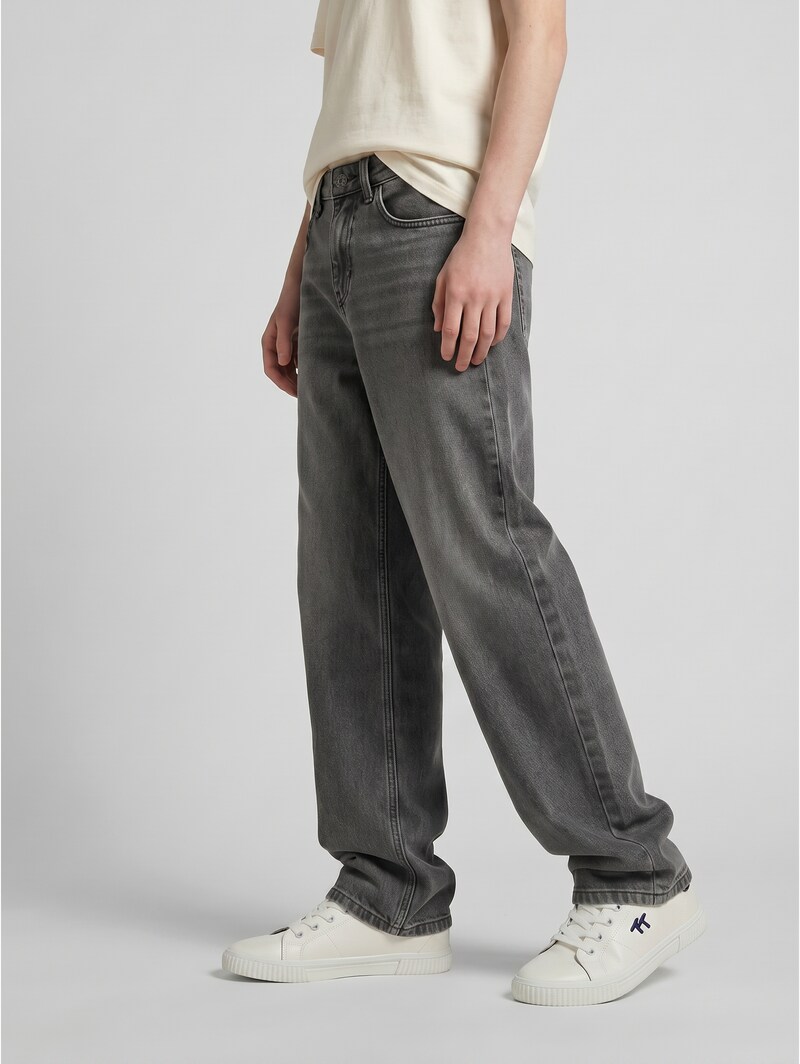 Tom Tailor Baggy Fit Jeans - Used Mid Stone Grey Denim