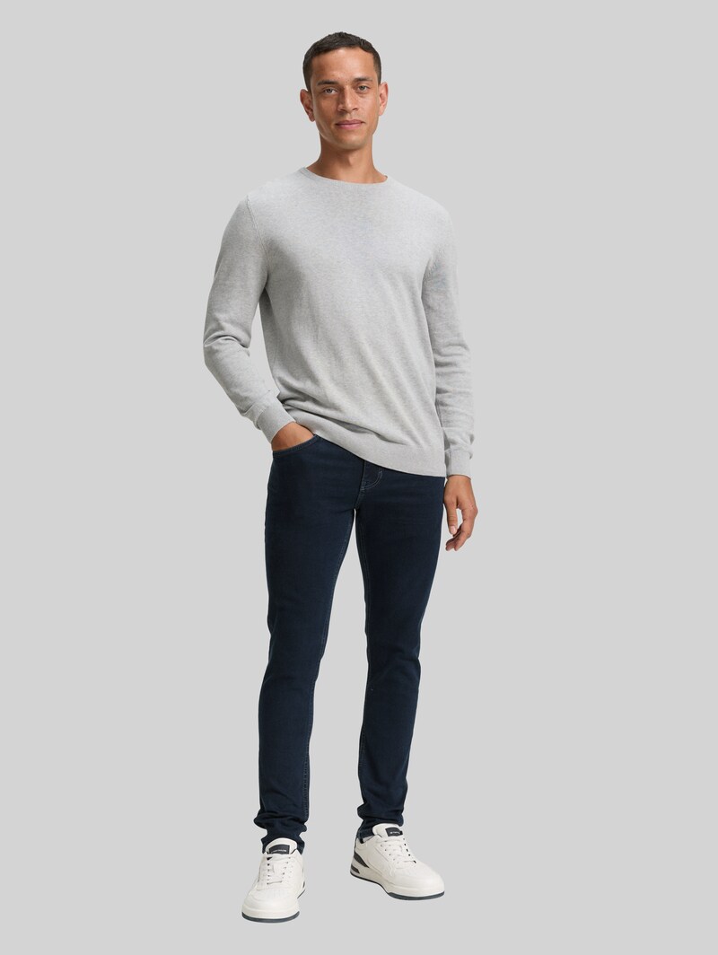 Tom Tailor TTTROY SLIM Jeans mit Stretch - Blue Black Denim