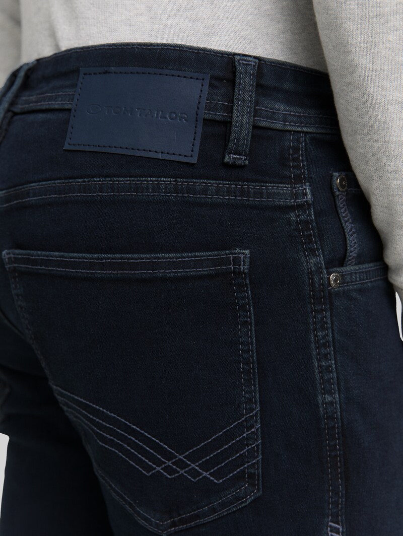 Tom Tailor TTTROY SLIM Jeans mit Stretch - Blue Black Denim