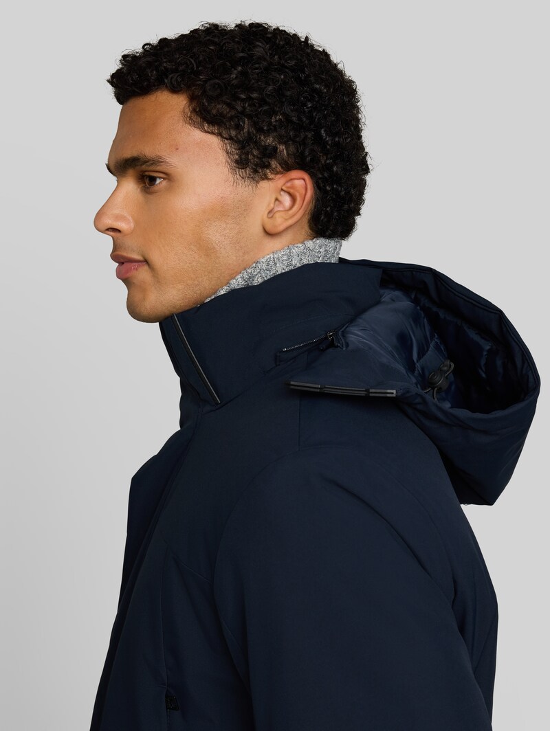 Tom Tailor Relaxed Fit Parka mit abnehmbarer Kapuze - Sky Captain Blue