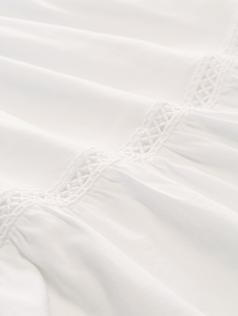 Tom Tailor Maxi-Rock mit Volants - White