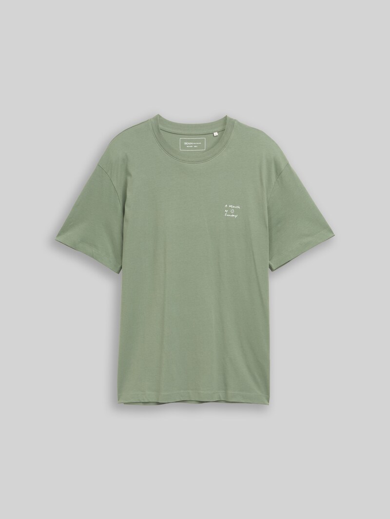 Tom Tailor Relaxed Fit T-Shirt aus Baumwolle - Sea Spray