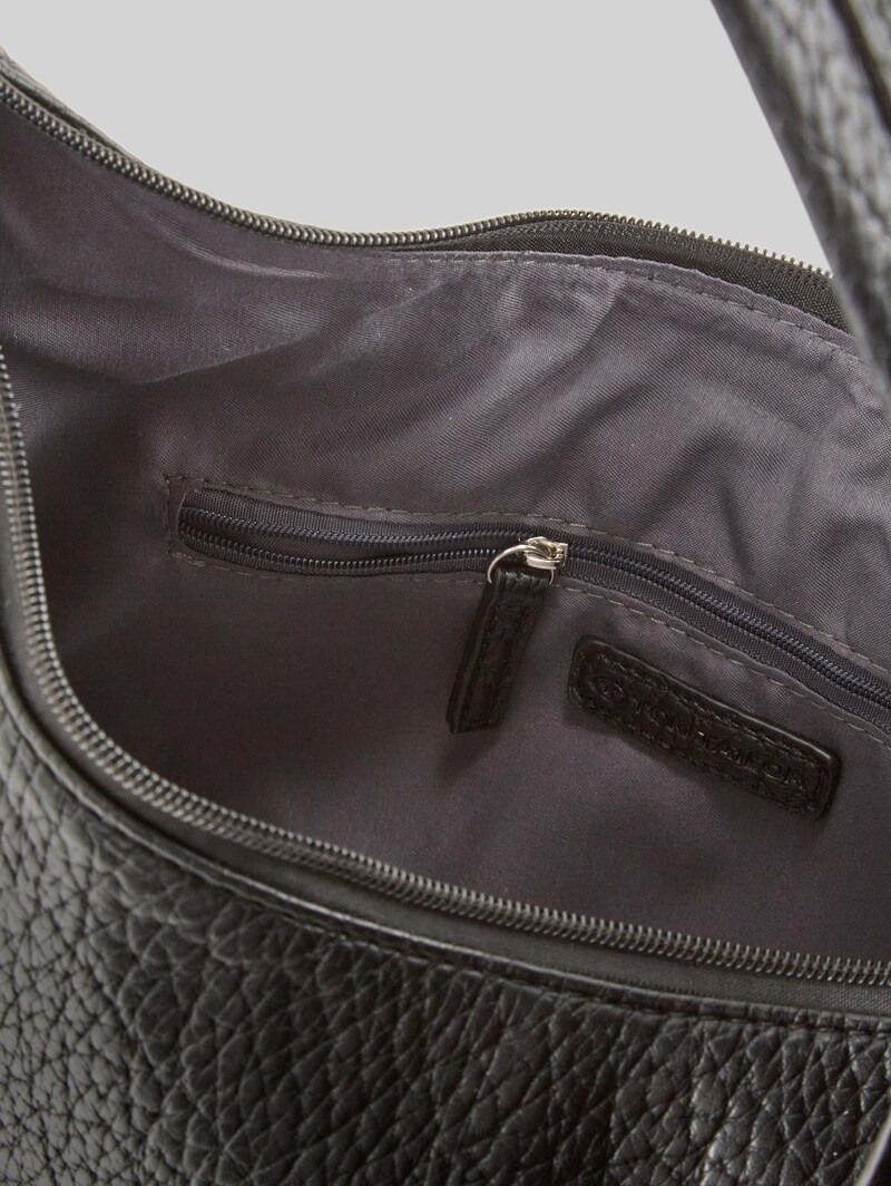 Tom Tailor TTEVELINA M Beuteltasche aus Lederimitat - Schwarz / Black