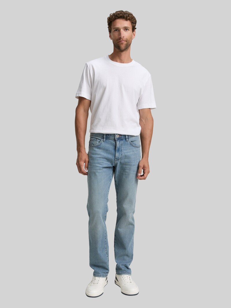 Tom Tailor TTMARVIN STRAIGHT Jeans mit Stretch - Stone Blue Denim