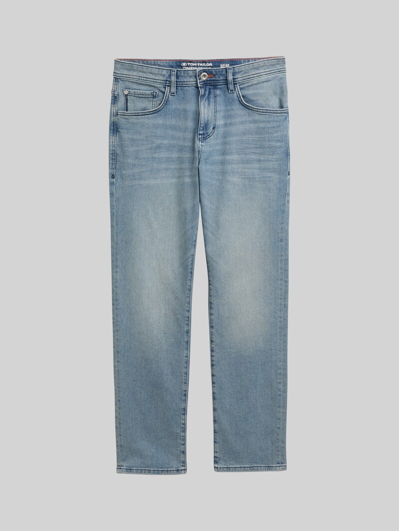 Tom Tailor TTMARVIN STRAIGHT Jeans mit Stretch - Stone Blue Denim