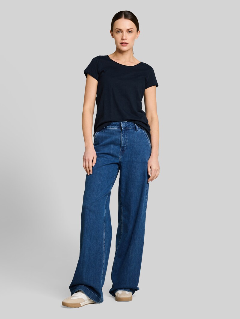 Tom Tailor T-Shirt aus Baumwolle - Sky Captain Blue