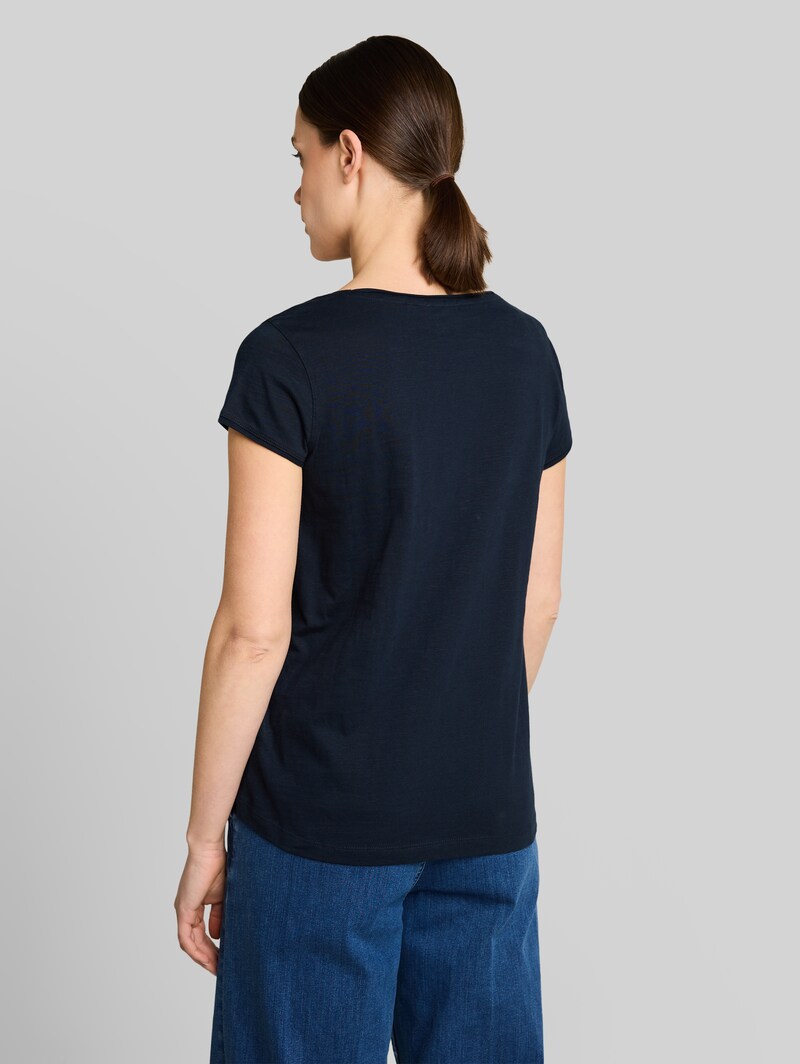 Tom Tailor T-Shirt aus Baumwolle - Sky Captain Blue
