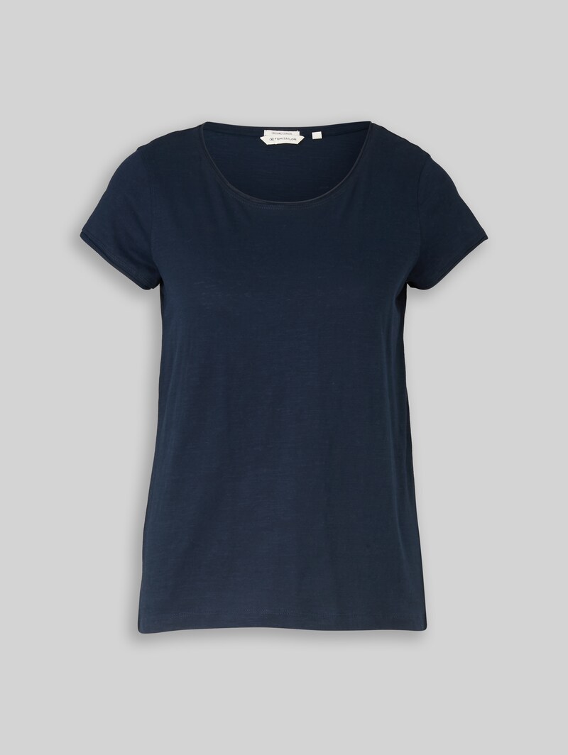 Tom Tailor T-Shirt aus Baumwolle - Sky Captain Blue