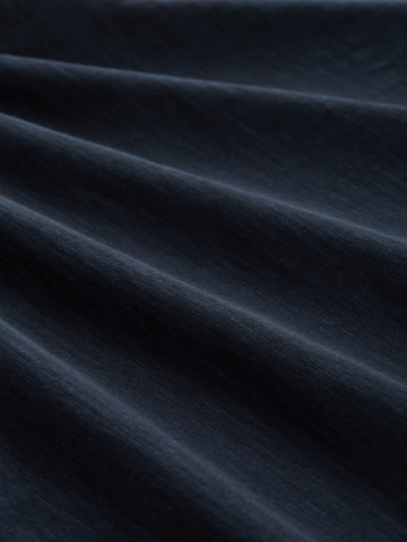 Tom Tailor T-Shirt aus Baumwolle - Sky Captain Blue