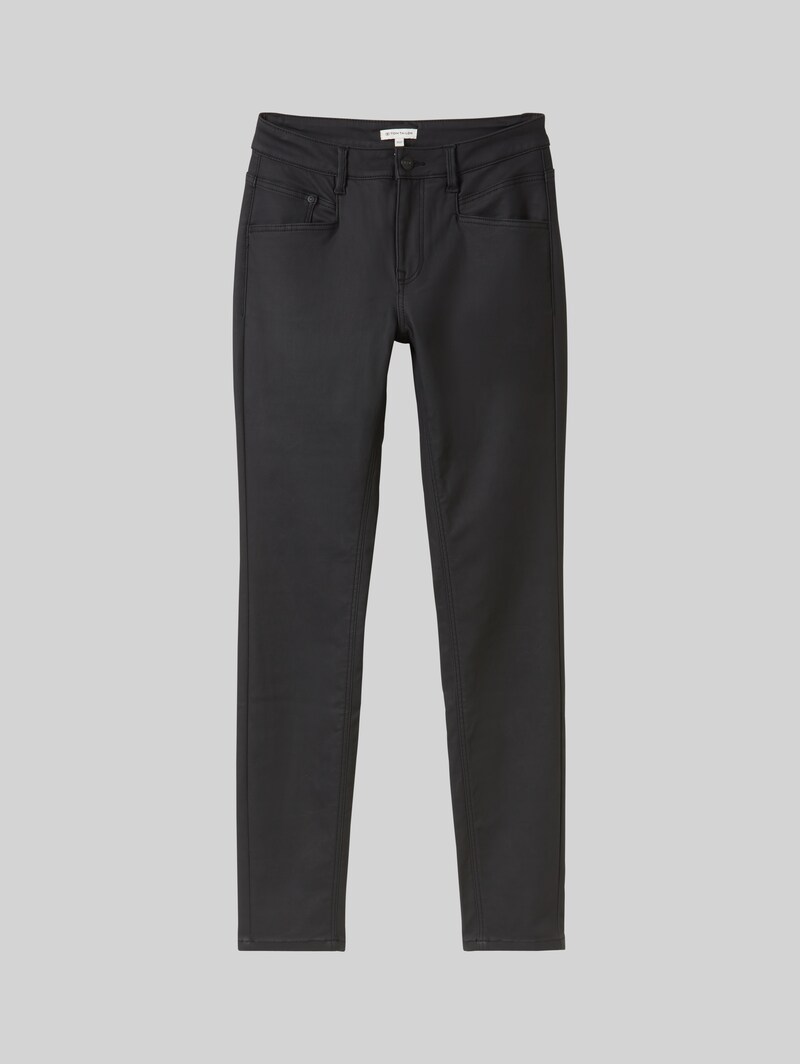 Tom Tailor TTALEXA COATED SKINNY Jeans - Deep Black